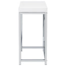 Coaster Furniture Jackson 182714 4-Piece Multipurpose Counter Height Table Set - White/Chrome IMAGE 13