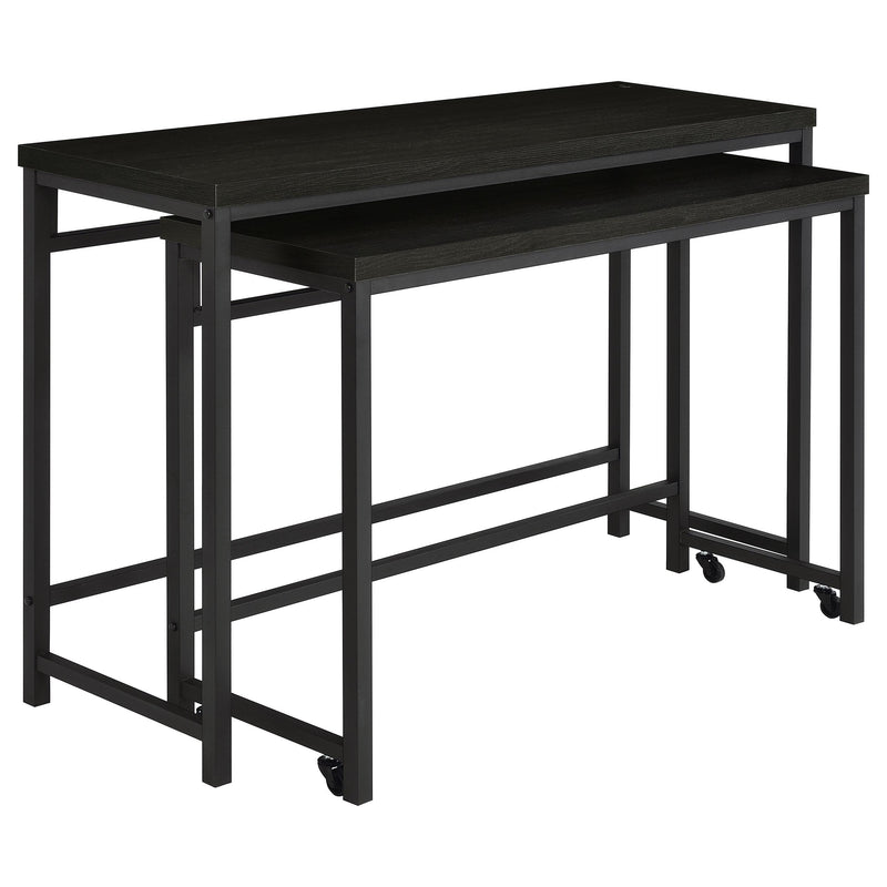 Coaster Furniture Hawes 182724 4-Piece Multipurpose Counter Height Table Set - Black IMAGE 3
