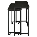 Coaster Furniture Hawes 182724 4-Piece Multipurpose Counter Height Table Set - Black IMAGE 6