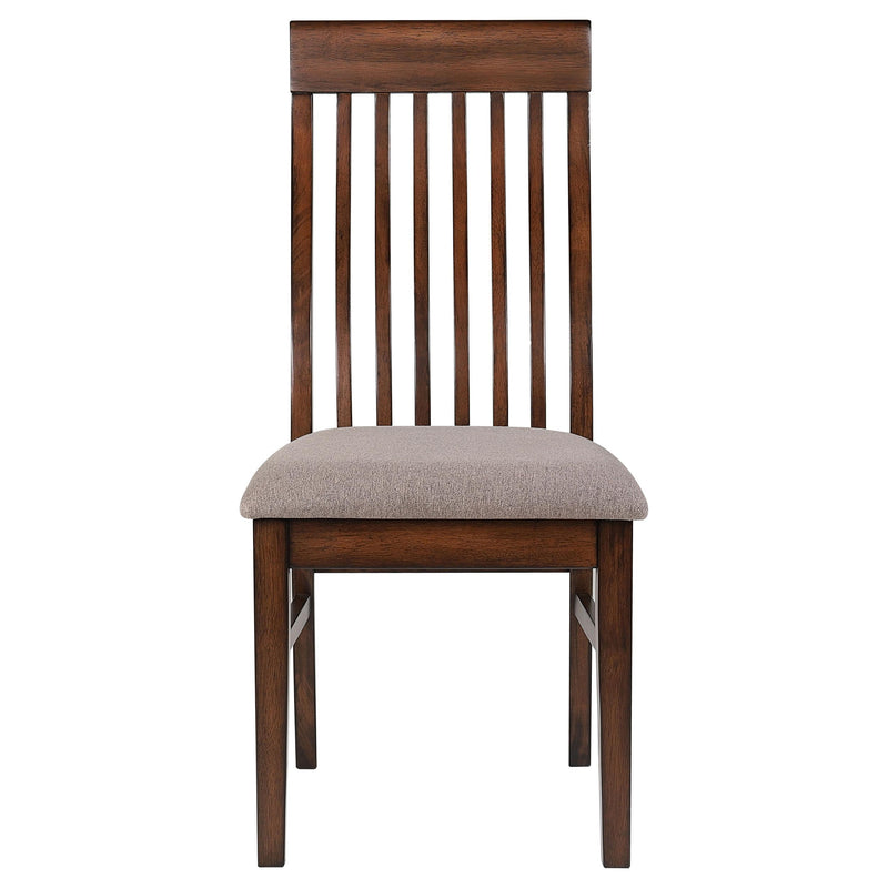 Coaster Furniture Briarwood 182992 Slat Back Dining Side Chair - Mango Oak/Brown IMAGE 3