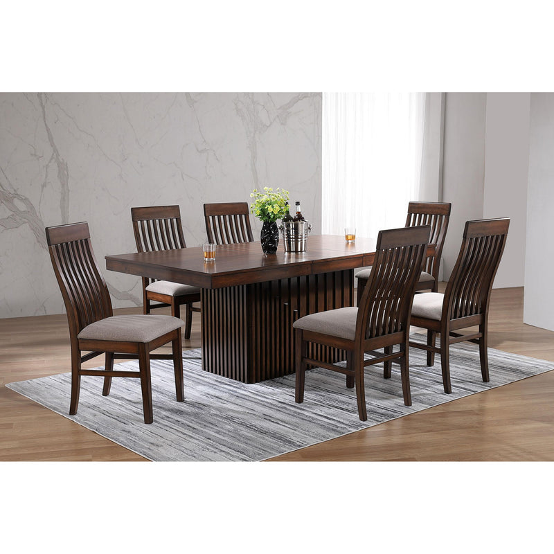 Coaster Furniture Briarwood 182992 Slat Back Dining Side Chair - Mango Oak/Brown IMAGE 9