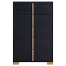 Coaster Furniture Marceline 222835 5-drawer Chest - Black IMAGE 3