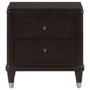 Coaster Furniture Emberlyn 223062 2-Drawer Nightstand Bedside Table - Brown IMAGE 3