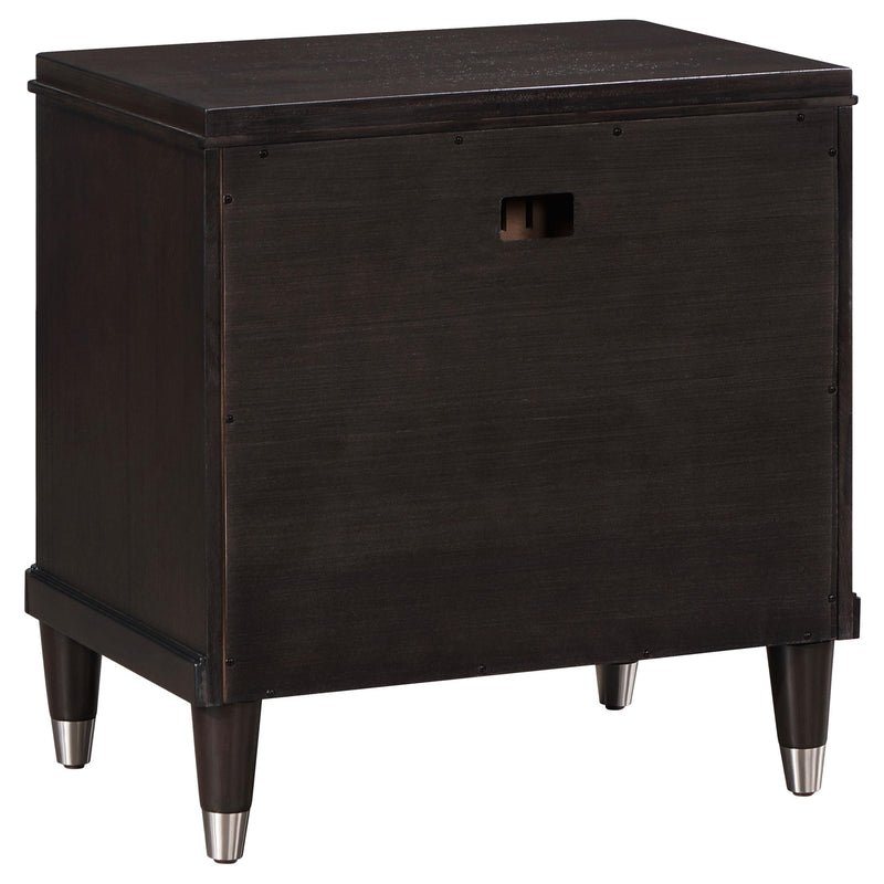 Coaster Furniture Emberlyn 223062 2-Drawer Nightstand Bedside Table - Brown IMAGE 5