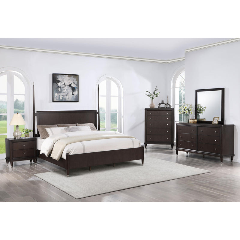 Coaster Furniture Emberlyn 223061Q Queen Poster Bed - Brown IMAGE 10