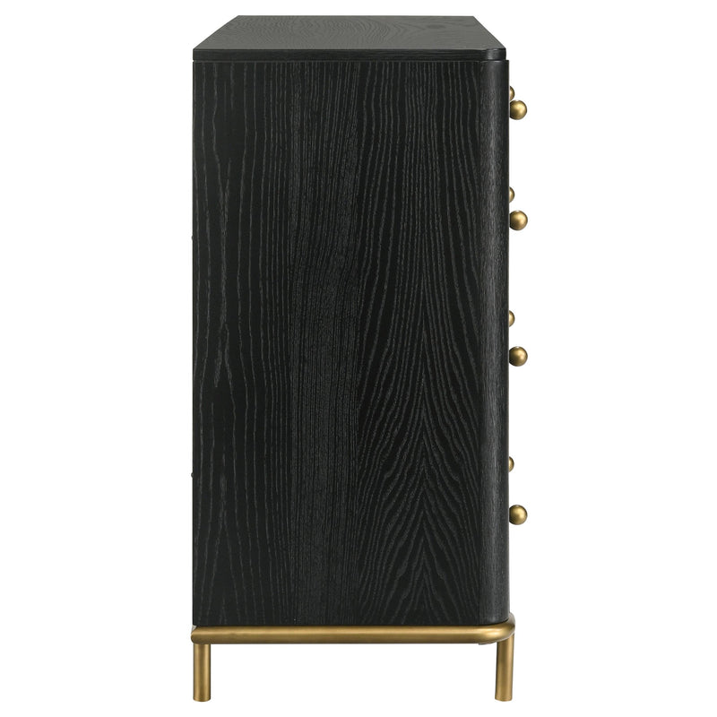 Coaster Furniture Arini 224333 8-Drawer Bedroom Dresser - Black IMAGE 9