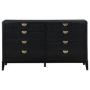Coaster Furniture Brookmead 224713 8-Drawer Bedroom Dresser - Black IMAGE 3