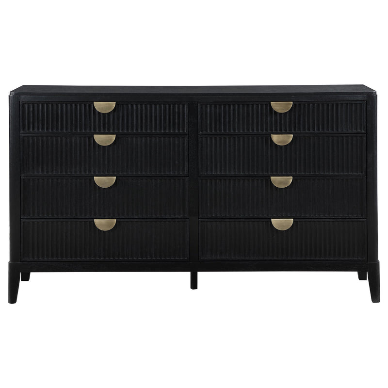 Coaster Furniture Brookmead 224713 8-Drawer Bedroom Dresser - Black IMAGE 3