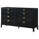 Coaster Furniture Brookmead 224713 8-Drawer Bedroom Dresser - Black IMAGE 4