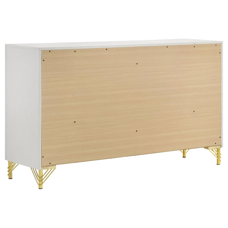 Coaster Furniture Lucia 224733 6-Drawer Bedroom Dresser - White IMAGE 6