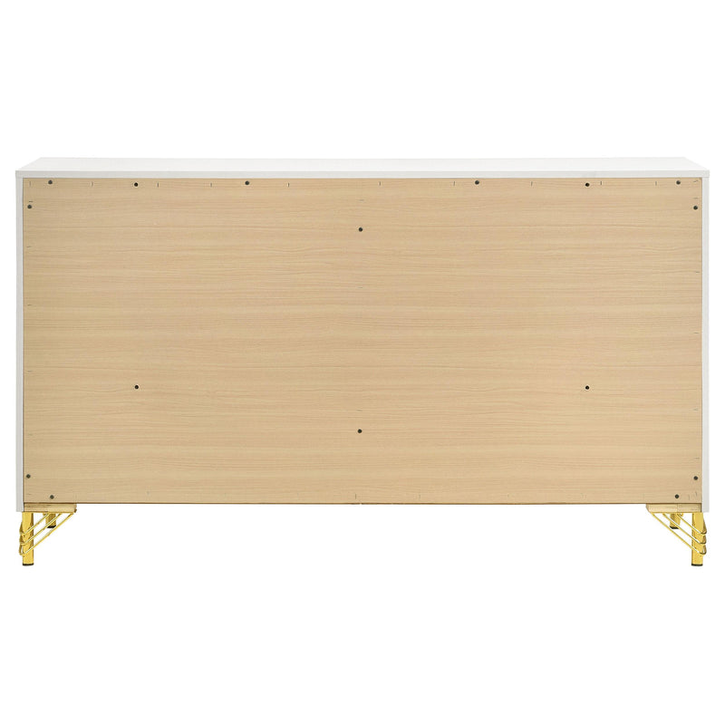 Coaster Furniture Lucia 224733 6-Drawer Bedroom Dresser - White IMAGE 7