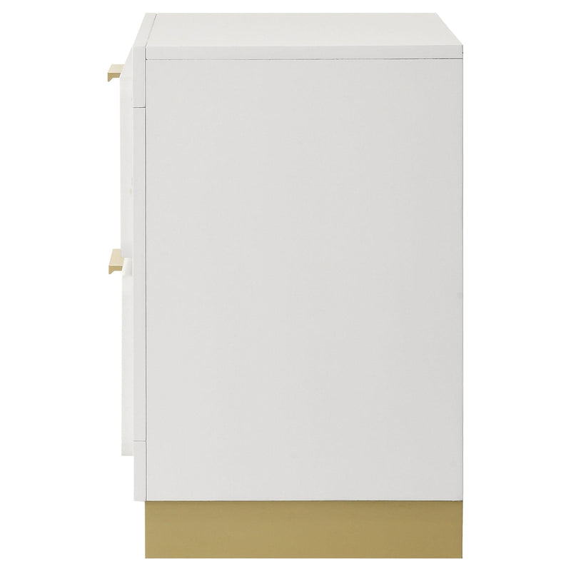 Coaster Furniture Caraway 224772 2-Drawer Nightstand Bedside Table - White IMAGE 5