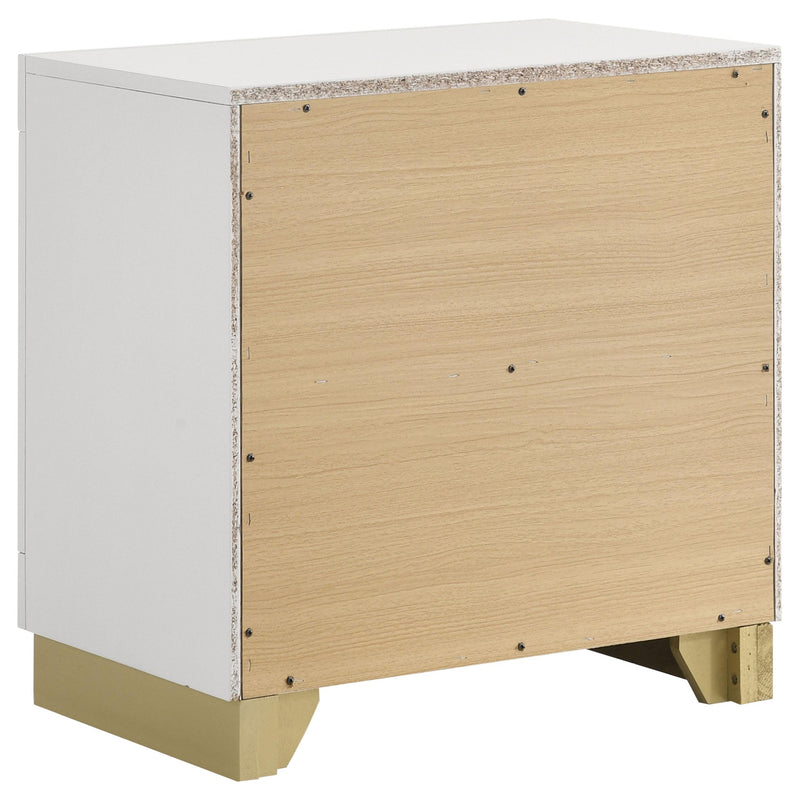 Coaster Furniture Caraway 224772 2-Drawer Nightstand Bedside Table - White IMAGE 6