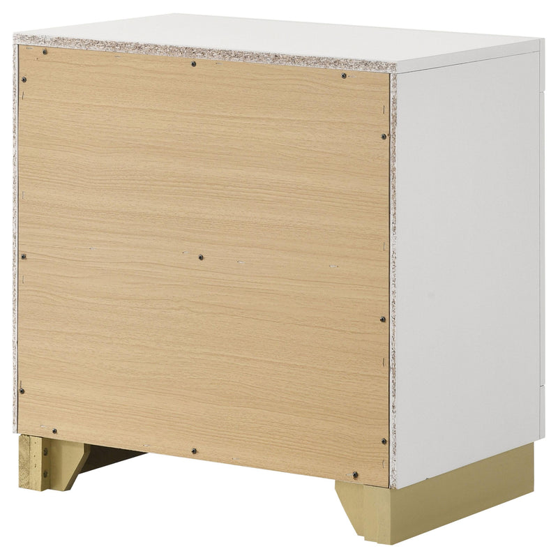 Coaster Furniture Caraway 224772 2-Drawer Nightstand Bedside Table - White IMAGE 8