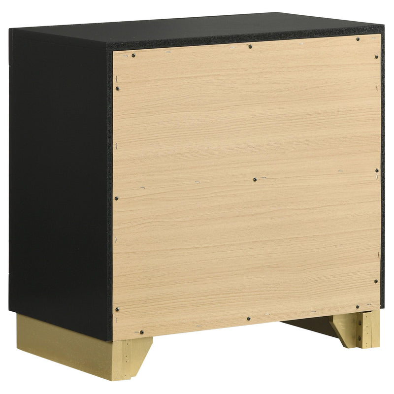 Coaster Furniture Caraway 224782 2-Drawer Nightstand Bedside Table - Black IMAGE 6