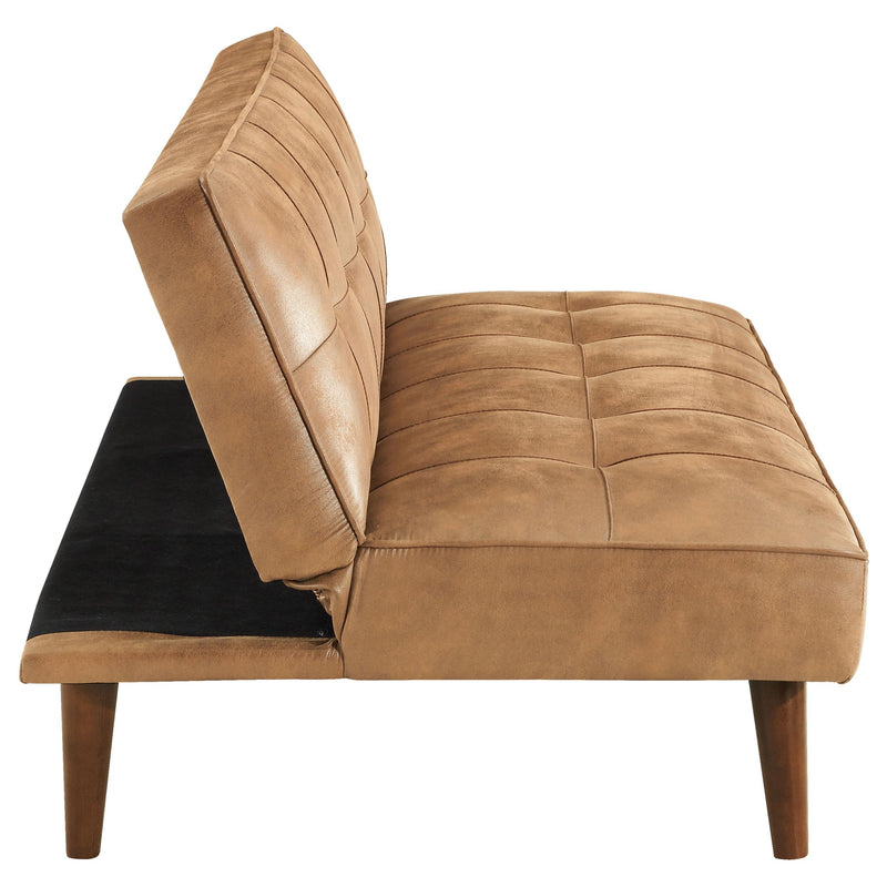 Coaster Furniture Jenson 360234 Multipurpose Upholstered Tufted Convertible Sofa Bed - Saddle Brown IMAGE 10