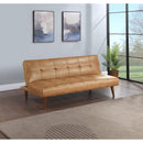 Coaster Furniture Jenson 360234 Multipurpose Upholstered Tufted Convertible Sofa Bed - Saddle Brown IMAGE 2