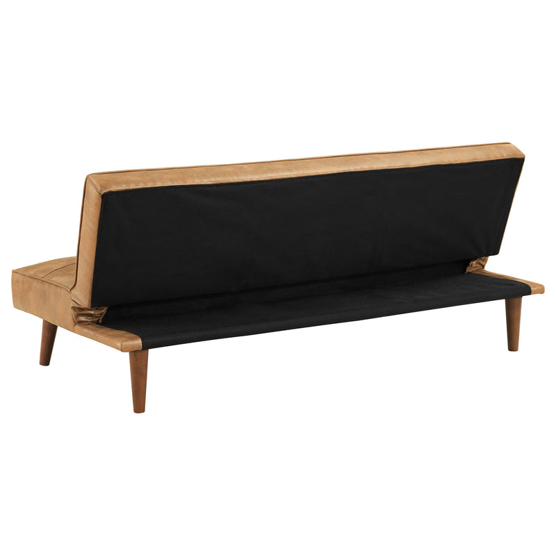 Coaster Furniture Jenson 360234 Multipurpose Upholstered Tufted Convertible Sofa Bed - Saddle Brown IMAGE 8