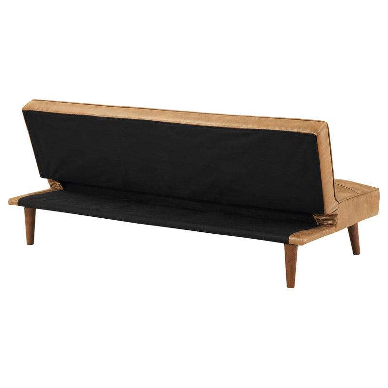 Coaster Furniture Jenson 360234 Multipurpose Upholstered Tufted Convertible Sofa Bed - Saddle Brown IMAGE 9