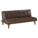 Coaster Furniture Jenson 360237 Multipurpose Upholstered Tufted Convertible Sofa Bed - Coffee Brown IMAGE 1