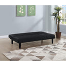 Coaster Furniture Stanford 360238 Multipurpose Upholstered Tufted Convertible Sofa Bed - Black IMAGE 3