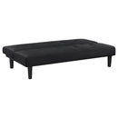 Coaster Furniture Stanford 360238 Multipurpose Upholstered Tufted Convertible Sofa Bed - Black IMAGE 4