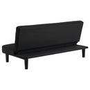 Coaster Furniture Stanford 360238 Multipurpose Upholstered Tufted Convertible Sofa Bed - Black IMAGE 8