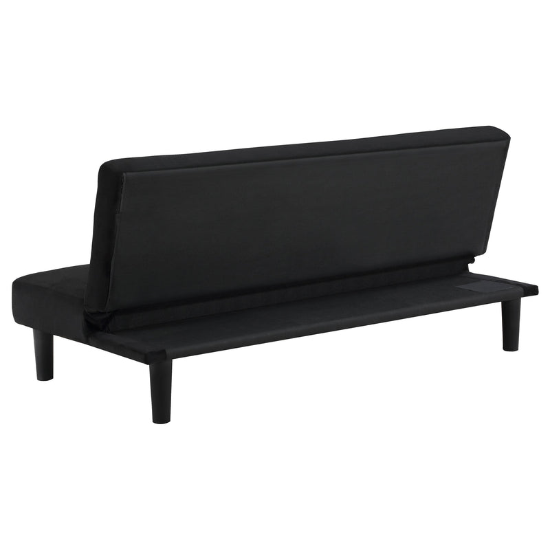 Coaster Furniture Stanford 360238 Multipurpose Upholstered Tufted Convertible Sofa Bed - Black IMAGE 8