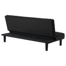 Coaster Furniture Stanford 360238 Multipurpose Upholstered Tufted Convertible Sofa Bed - Black IMAGE 9