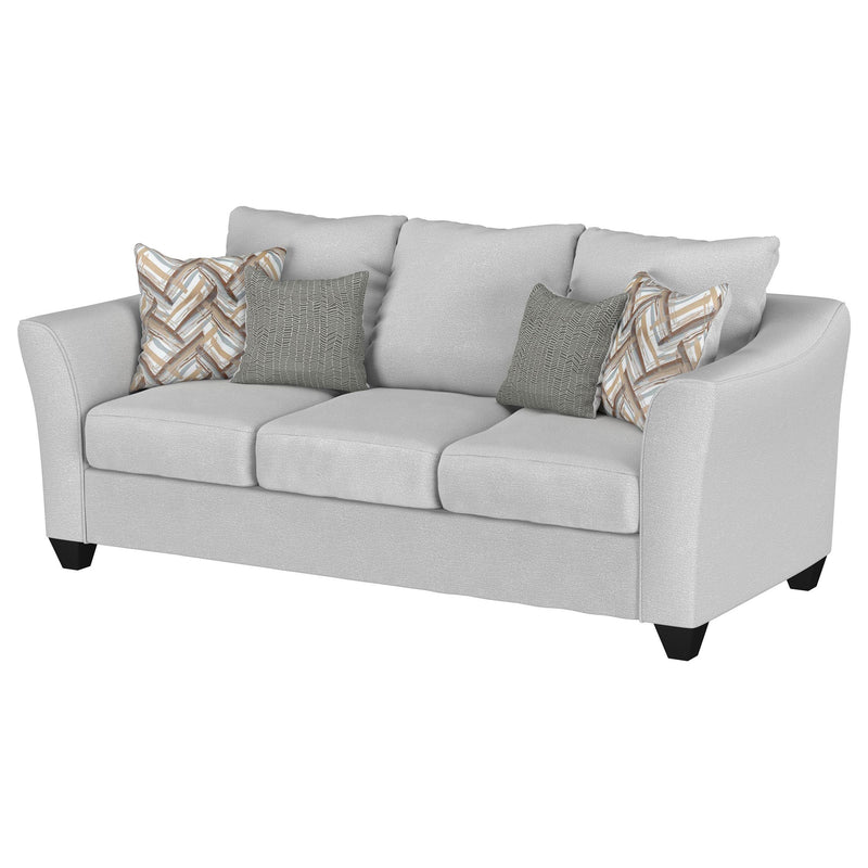 Coaster Furniture Salizar 508581 Upholstered Track Arm Fabric Sofa - Grey Mist IMAGE 3