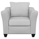 Coaster Furniture Salizar 508583 Upholstered Track Arm Fabric Accent Chair - Grey Mist IMAGE 2