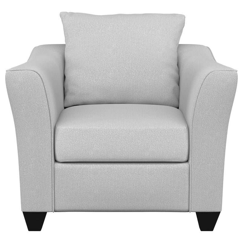 Coaster Furniture Salizar 508583 Upholstered Track Arm Fabric Accent Chair - Grey Mist IMAGE 2