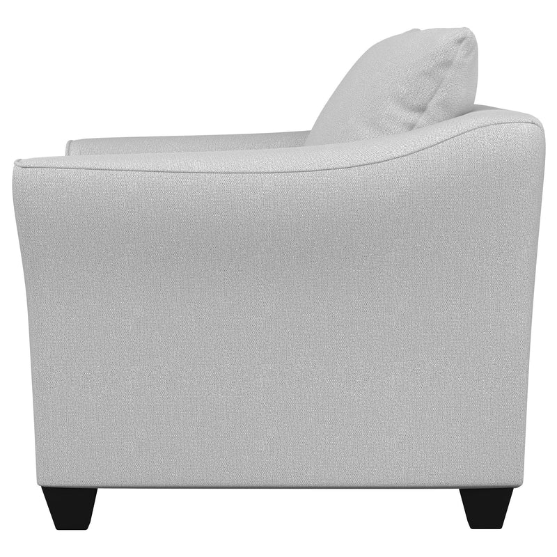 Coaster Furniture Salizar 508583 Upholstered Track Arm Fabric Accent Chair - Grey Mist IMAGE 4