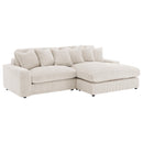 Coaster Furniture Blaine 509899 Upholstered Reversible Sectional Sofa - Sand IMAGE 1
