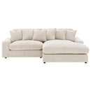 Coaster Furniture Blaine 509899 Upholstered Reversible Sectional Sofa - Sand IMAGE 3