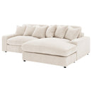 Coaster Furniture Blaine 509899 Upholstered Reversible Sectional Sofa - Sand IMAGE 4