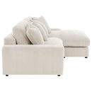 Coaster Furniture Blaine 509899 Upholstered Reversible Sectional Sofa - Sand IMAGE 7