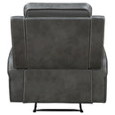Coaster Furniture Raelynn 603193 Upholstered Recliner Chair - Grey IMAGE 7