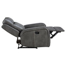 Coaster Furniture Raelynn 603193 Upholstered Recliner Chair - Grey IMAGE 8