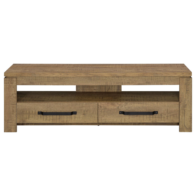 Coaster Furniture Elkton 701980 2-Drawer Engineered Wood 59? TV Stand - Mango IMAGE 3