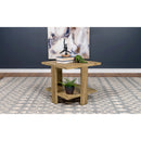 Coaster Furniture Dawn 707717 Square Engineered Wood End Table with Shelf - Mango IMAGE 2