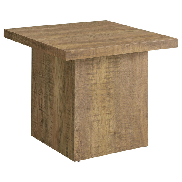 Coaster Furniture Devar 708067 Square Engineered Wood End Table - Mango IMAGE 1
