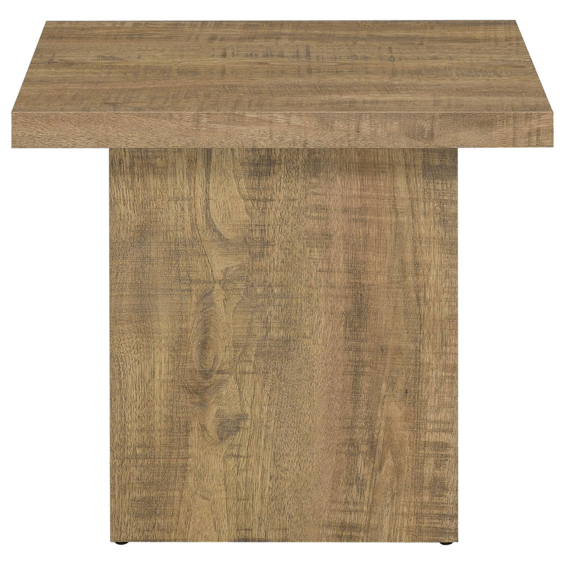 Coaster Furniture Devar 708067 Square Engineered Wood End Table - Mango IMAGE 3