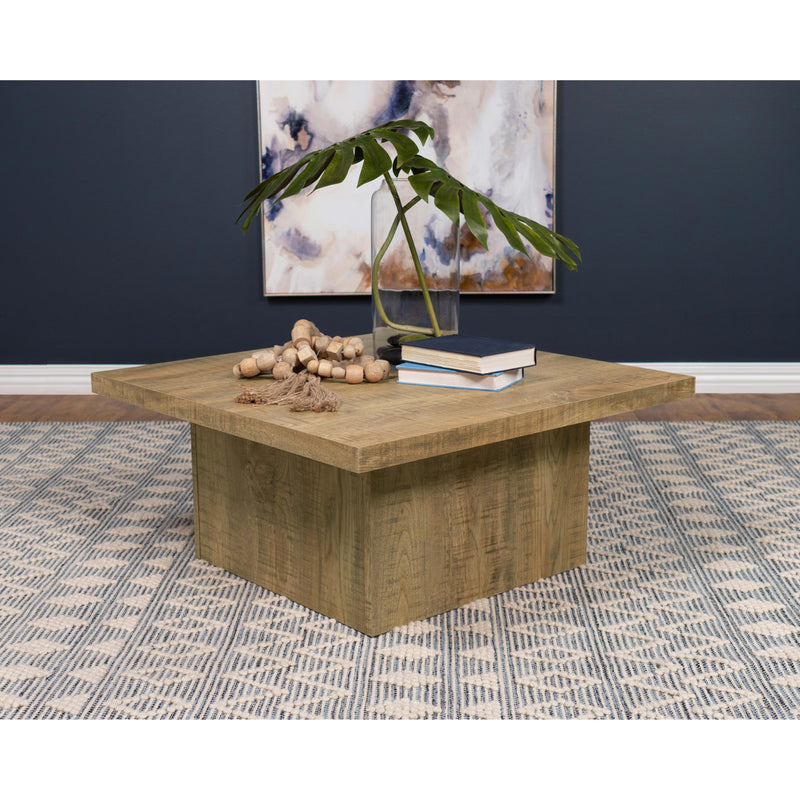 Coaster Furniture Devar 708068 Square Engineered Wood Coffee Table - Mango IMAGE 2