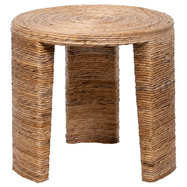 Coaster Furniture Artina 708507 Woven Rattan Round End Table - Natural Brown IMAGE 1