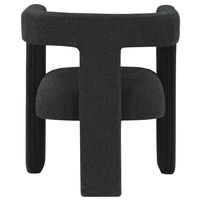 Coaster Furniture Petra 902882 Boucle Upholstered Accent Side Chair - Black IMAGE 6