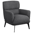 Coaster Furniture Andrea 903082 Heavy Duty High Back Accent Chair - Grey IMAGE 1