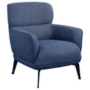 Coaster Furniture Andrea 903083 Heavy Duty High Back Accent Chair - Blue IMAGE 1