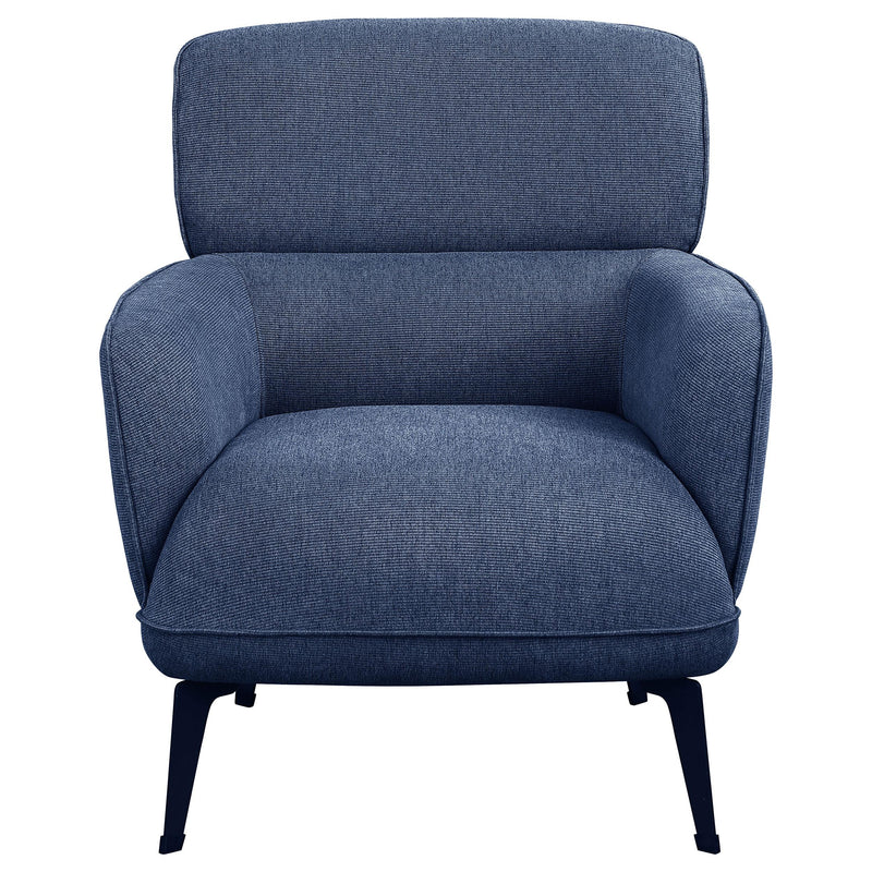 Coaster Furniture Andrea 903083 Heavy Duty High Back Accent Chair - Blue IMAGE 3
