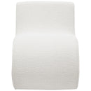 Coaster Furniture Ronea 903154 Boucle Upholstered Armless Curved Accent Chair - Cream IMAGE 3